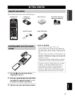 Preview for 5 page of Yamaha RX-V100D Owner'S Manual