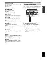 Preview for 9 page of Yamaha RX-V100D Owner'S Manual