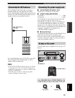 Preview for 23 page of Yamaha RX-V100D Owner'S Manual