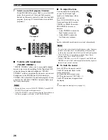 Preview for 28 page of Yamaha RX-V100D Owner'S Manual