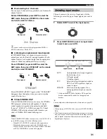 Preview for 33 page of Yamaha RX-V100D Owner'S Manual