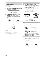 Preview for 46 page of Yamaha RX-V100D Owner'S Manual