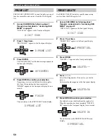 Preview for 52 page of Yamaha RX-V100D Owner'S Manual