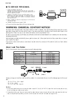 Предварительный просмотр 2 страницы Yamaha RX-V100D Service Manual