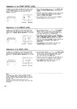 Preview for 20 page of Yamaha RX-V1050 Owner'S Manual