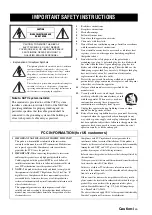 Preview for 2 page of Yamaha RX-V1065BL - DVDS661 DVD Player Owner'S Manual