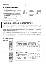 Preview for 2 page of Yamaha RX-V1070 Service Manual