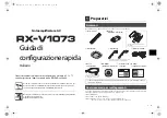 Preview for 34 page of Yamaha RX-V1073 Easy Setup Manual