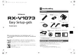 Preview for 50 page of Yamaha RX-V1073 Easy Setup Manual