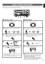 Preview for 27 page of Yamaha RX-V10MKII Owner'S Manual