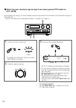 Preview for 34 page of Yamaha RX-V10MKII Owner'S Manual