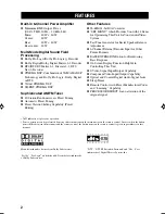 Preview for 4 page of Yamaha RX-V1200 RDS Owner'S Manual