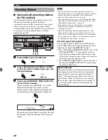 Preview for 40 page of Yamaha RX-V1200 RDS Owner'S Manual