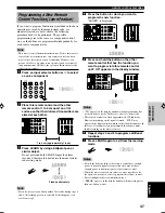 Preview for 49 page of Yamaha RX-V1200 RDS Owner'S Manual