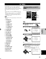 Preview for 57 page of Yamaha RX-V1200 RDS Owner'S Manual