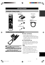 Preview for 7 page of Yamaha RX-V1300 Owner'S Manual