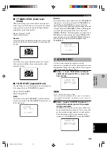 Preview for 63 page of Yamaha RX-V1300 Owner'S Manual