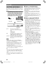 Preview for 30 page of Yamaha RX-V1300RDS Owner'S Manual