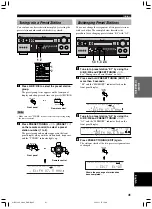 Preview for 43 page of Yamaha RX-V1300RDS Owner'S Manual