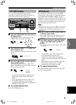 Preview for 45 page of Yamaha RX-V1300RDS Owner'S Manual