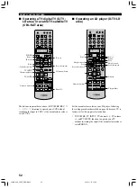 Preview for 54 page of Yamaha RX-V1300RDS Owner'S Manual