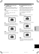 Preview for 61 page of Yamaha RX-V1300RDS Owner'S Manual