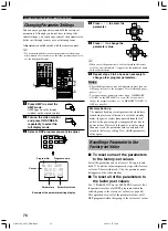 Preview for 72 page of Yamaha RX-V1300RDS Owner'S Manual