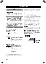 Preview for 99 page of Yamaha RX-V1300RDS Owner'S Manual