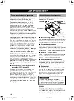 Preview for 178 page of Yamaha RX-V1300RDS Owner'S Manual