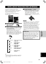 Preview for 235 page of Yamaha RX-V1300RDS Owner'S Manual