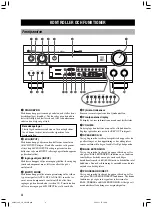 Preview for 255 page of Yamaha RX-V1300RDS Owner'S Manual