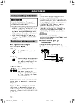 Preview for 265 page of Yamaha RX-V1300RDS Owner'S Manual