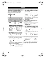 Предварительный просмотр 40 страницы Yamaha RX-V1400 Owner'S Manual