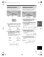 Предварительный просмотр 43 страницы Yamaha RX-V1400 Owner'S Manual