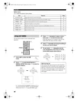 Предварительный просмотр 52 страницы Yamaha RX-V1400 Owner'S Manual