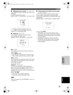 Предварительный просмотр 57 страницы Yamaha RX-V1400 Owner'S Manual