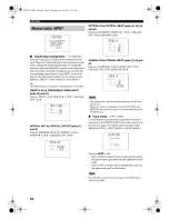 Предварительный просмотр 58 страницы Yamaha RX-V1400 Owner'S Manual