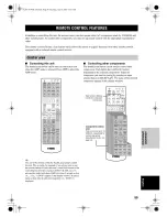 Предварительный просмотр 63 страницы Yamaha RX-V1400 Owner'S Manual