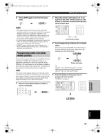 Предварительный просмотр 65 страницы Yamaha RX-V1400 Owner'S Manual