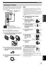 Предварительный просмотр 25 страницы Yamaha RX-V1500 Owner'S Manual