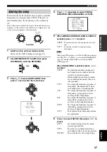 Предварительный просмотр 29 страницы Yamaha RX-V1500 Owner'S Manual