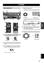 Предварительный просмотр 35 страницы Yamaha RX-V1500 Owner'S Manual