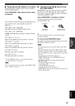 Предварительный просмотр 39 страницы Yamaha RX-V1500 Owner'S Manual