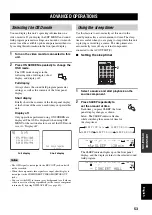 Предварительный просмотр 55 страницы Yamaha RX-V1500 Owner'S Manual