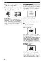 Предварительный просмотр 60 страницы Yamaha RX-V1500 Owner'S Manual