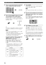 Предварительный просмотр 72 страницы Yamaha RX-V1500 Owner'S Manual