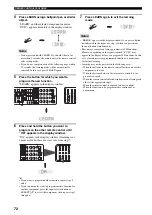 Предварительный просмотр 74 страницы Yamaha RX-V1500 Owner'S Manual