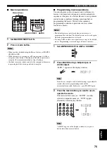 Предварительный просмотр 77 страницы Yamaha RX-V1500 Owner'S Manual