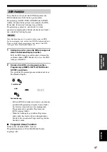 Предварительный просмотр 247 страницы Yamaha RX-V1500 Owner'S Manual