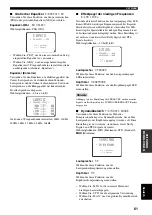 Предварительный просмотр 261 страницы Yamaha RX-V1500 Owner'S Manual